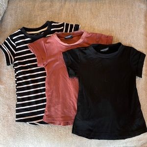 Set of 3 LITTLE BIPSY t-shirt dresses